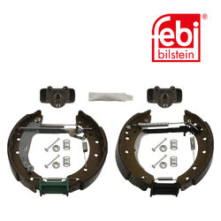 FEBI 37235 Bremsensatz Bremsbacken Trommelbremse Hinterachse für RENAULT DACIA