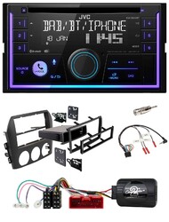 JVC Lenkrad USB 2DIN DAB Bluetooth CD Autoradio für Mazda MX 5 NC 05-08 schwarz