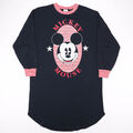 Vintage Mickey & Co Mickey Mouse Damen-T-Shirt schwarz 90er Jahre Rundhalsausschnitt M