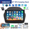 DAB+ Android 14 Autoradio Für Hyundai ix35 2010-2015 Tucson 10" Carplay 64G +KAM