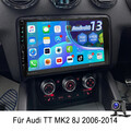 Carplay GPS NAVI WIFI Für Audi TT MK2 8J 2006-14 KAM Android 13 Autoradio 2+64G