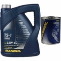 5L Motoröl MANNOL TS-1 SHPD 15W-40 1x