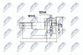 NTY Gelenksatz Antriebswelle NPZ-NS-067 für TRAIL NISSAN T30 1 MURANO 2 Z51 Z50
