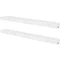 2er Set MDF Hängeregal Wandregal Wandboard Wandkonsole Bücher / DVD-Regal Weiß