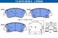 ATE Bremsbelagsatz, Scheibenbremse 13.0470-5548.2 für HYUNDAI KIA