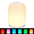 LED Akku Tischlampe Tischleuchte Touchlampe Nachttischlampe Dimmbar Touch RGB