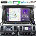 DAB+ 4+64GB Android 15 CarPlay Autoradio GPS Navi Für VW T6 Transporter Multivan