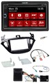 Blaupunkt Bluetooth DAB 2DIN USB DVD Lenkrad Autoradio für Opel Adam ab 2013 Cor