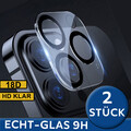 2X Für iPhone 16 15 14 13 12 Pro Max Kamera Panzer Glas Schutzglas Hartglas