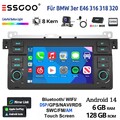 8-Kern Android Autoradio DAB+ Für BMW 3er E46 M3 Rover 75 MGZT 128G Navi Carplay