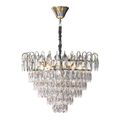 Luxus Kristall Deckenlampe LED Decken Lecuhte Kronleuchte Hänge Pendelleuchte