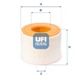 UFI 27.A54.00 Luftfilter Motorluftfilter Filter für Audi A8 D4 A6 C7 2011-2018