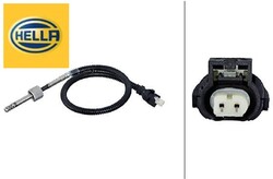 HELLA 6PT010376-471 Sensor für Abgastemperatur Sensor Abgastemperatur 