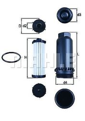 KNECHT MAHLE Hydraulikfilter, Automatikgetriebe, Getriebefilter FORD HX 151KIT