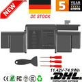 AKKU Für Apple Macbook Pro 13" Retina A1493 A1502 A1582 2013 2014 2015 Battery