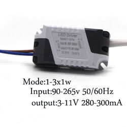 AC 90~265V 3-24 W LED Trafo Transformator Driver Treiber Netzadapter Für Lampe