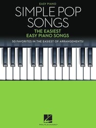 Simple Pop Songs-The Easiest Easy Piano Songs-Sheet Mus -  NEW Hal Leonard Cor 2