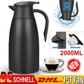 1.8 Liter Doppelwandige Kaffeekanne Isolierkanne Teekanne Thermokanne Edelstahl