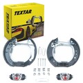 TEXTAR BREMSBACKEN SATZ 180mm +RADBREMSZYLINDER +NACHSTELLER passend für NISSAN 