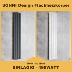 Design Flach Heizkörper Badheizkörper Mittelanschluss Heizung Paneel Wandheizung