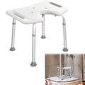 Duschhocker 7-fach höhenverstellbar Duschstuhl Badhocker Badestuhl bis 135kg