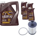 DENCKERMANN Ölfilter MANNOL 0W-20 Legend Formula C5 9L für Jaguar F-Type
