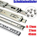 250-700mm Schienenpaare Schubladenschienen Teleskopschienen Voll/Teil auszug DE