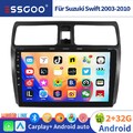 Andriod 13 Autoradio 2+32G WIFI GPS RDS BT FM Für Suzuki Swift 2003-2010 Carplay