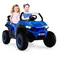 12V Kinder Elektroauto 2-Sitzer Kinderfahrzeug Kinderauto mit Musik/Lichteffekt