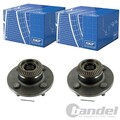 2X SKF RADLAGER-SATZ HINTEN PASSEND FÜR NISSAN MICRA LINKS+RECHTS