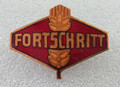 alte Plakette Medaille Orden Anstecknadel Pin Brosche Fortschritt Motorsport