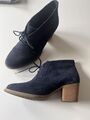 TAMARIS Biker -Cowboy Stiefelette Ankle Boots Schuhe 37 Dunkelblau Jeansblau