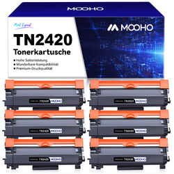 6XL Toner kompatibel für Brother TN-2420 DCP-L2530DW HL-L2310D HL-L2350DW 2370DN