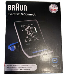 Braun ExactFit 5 Connect Blutdruckmessgerät - schwarz