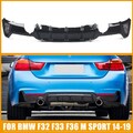 Heckdiffusor Performance Schwarz Glanz passend für 4er BMW F32 F33 F36 435i 440i
