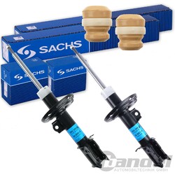 2x SACHS STOßDÄMPFER+SERVICE KIT VORNE passend für OPEL CORSA CCOMBO MERIVA A