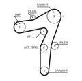 GATES KP25663XS Wasserpumpe + Zahnriemensatz für OPEL,SAAB,VAUXHALL