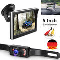Auto Rückfahrkamera Mit 5" LCD Monitor LKW Bus Verkabelt Rückseiten Kamera