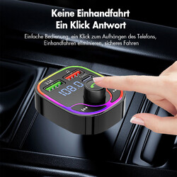 Bluetooth FM Transmitter KFZ Auto Radio MP3 Player Dual USB Ladegerät Adapter