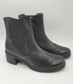 Gabor Damen Chelsea Stiefelette Boots Leder Schwarz Größe 42 C14 Retoure 