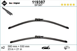 SWF VisioFlex Scheibenwischer Vorne für SMART FORTWO Coupe (451)