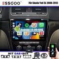 10" Autoradio Für Skoda Yeti 2008-2013 Android 15 Carplay DAB+ 64G GPS NAVI Kam