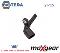 20-0238 ABS SENSOR DREHZAHLFÜHLER MAXGEAR 2PCS FÜR BENTLEY CONTINENTAL