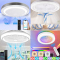 Smart Deckenventilator mit Beleuchtung Fernbedienung Deckenlampe Wohnzimmer LED