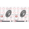 2x ZIMMERMANN BREMSSCHEIBEN 281mm VOLL HINTEN passend für LEXUS NX UX TOYOTA
