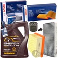 BOSCH FILTERSET+MANNOL 5W30 ÖL passend für FORD FIESTA VI B-MAX JK ECOSPORT
