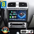 DAB+ 8Core 4+64GB Android 15 Autoradio Carplay Für VW Polo 6R 2009-2017 GPS Navi