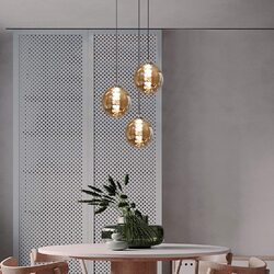 ZMH Pendelleuchte Kronleuchter Hängelampe Küchenlicht Wohnzimmerlampe Flurlampe