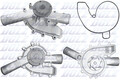 DOLZ Wasserpumpe Motorkühlung M246 für MERCEDES MAYBACH 57 W204 W220 S204 C216