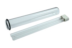 Quarzglas Oase Bitron 24C + UVC Ersatzlampe 24 Watt + Dichtung für Quarzglas